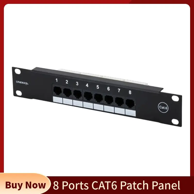 Network Adapter 8 Port CAT6 Pa - Patch Panel Cat6 recension och pris