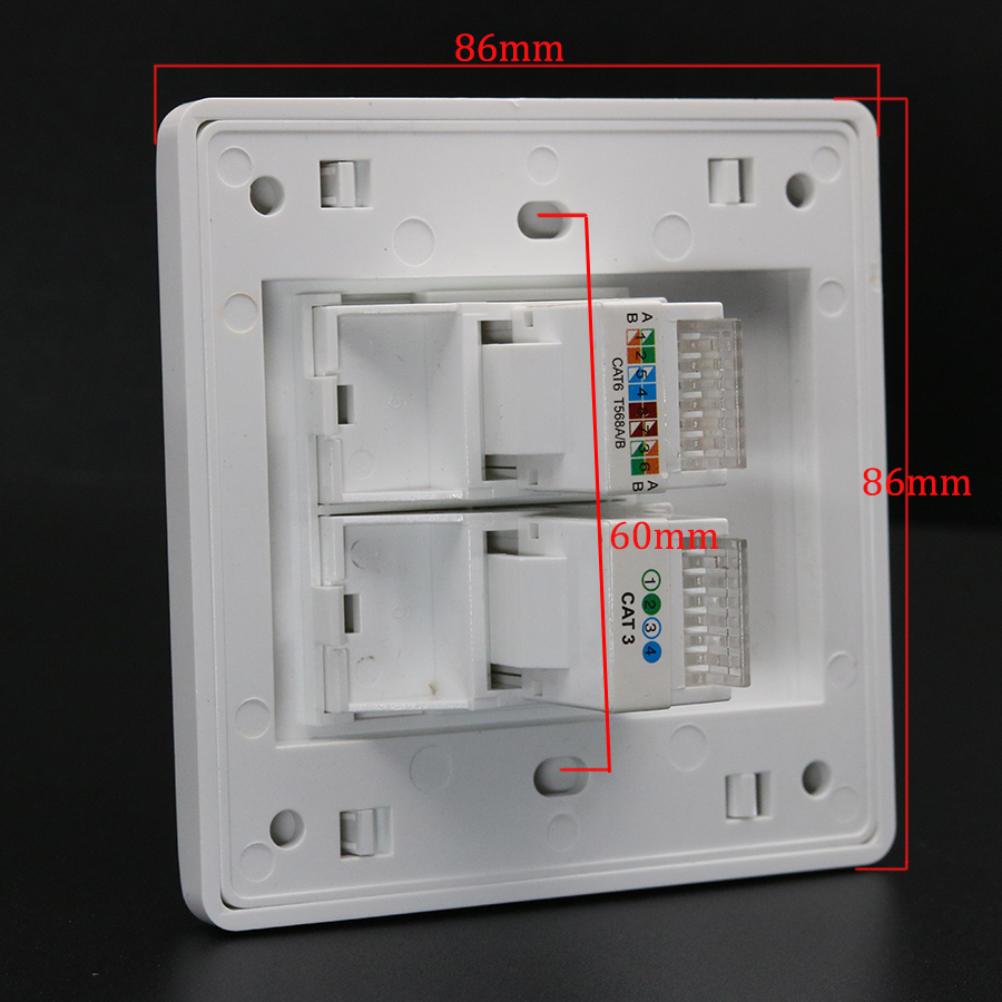 Xintylink RJ11 RJ45 Socket Jac - Patch Panel Cat6 recension och pris