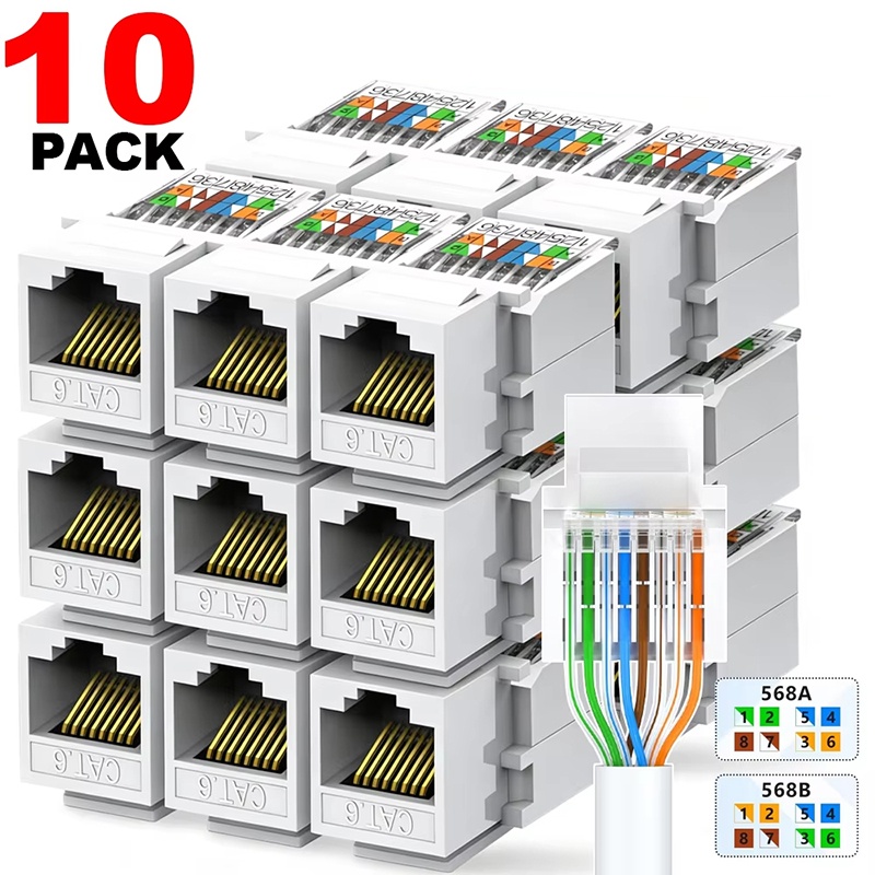 Cat6 Keystone Ethernet RJ45 Ne - Patch Panel Cat6 recension och pris