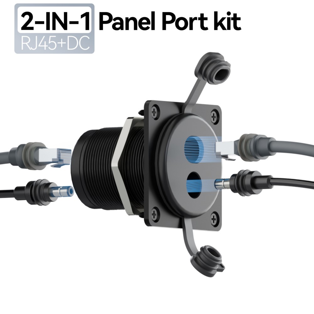 Aluminum Dual Pass Through Wal - Patch Panel Cat6 recension och pris