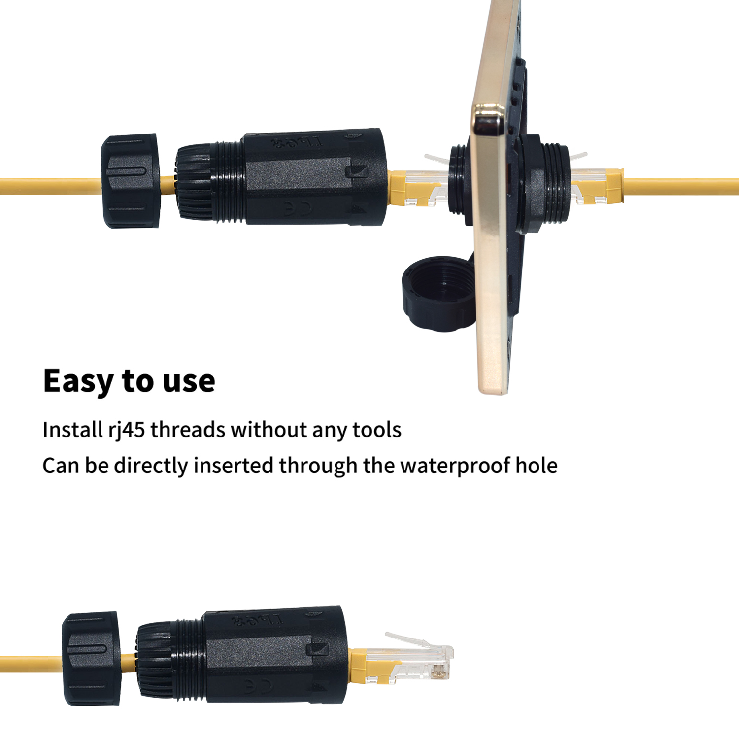YXY Rj45 Waterproof Connector  - Patch Panel Cat6 recension och pris