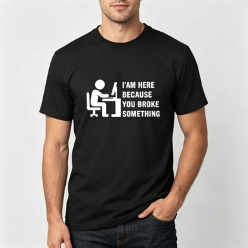 Soft Cotton Men T-shirt Tech S - Tech Office Wear Men recension och pris