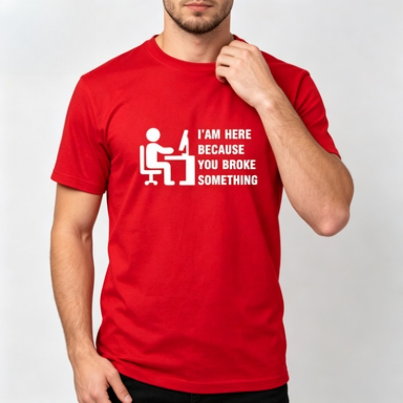 Soft Cotton Men T-shirt Tech S - Tech Office Wear Men recension och pris