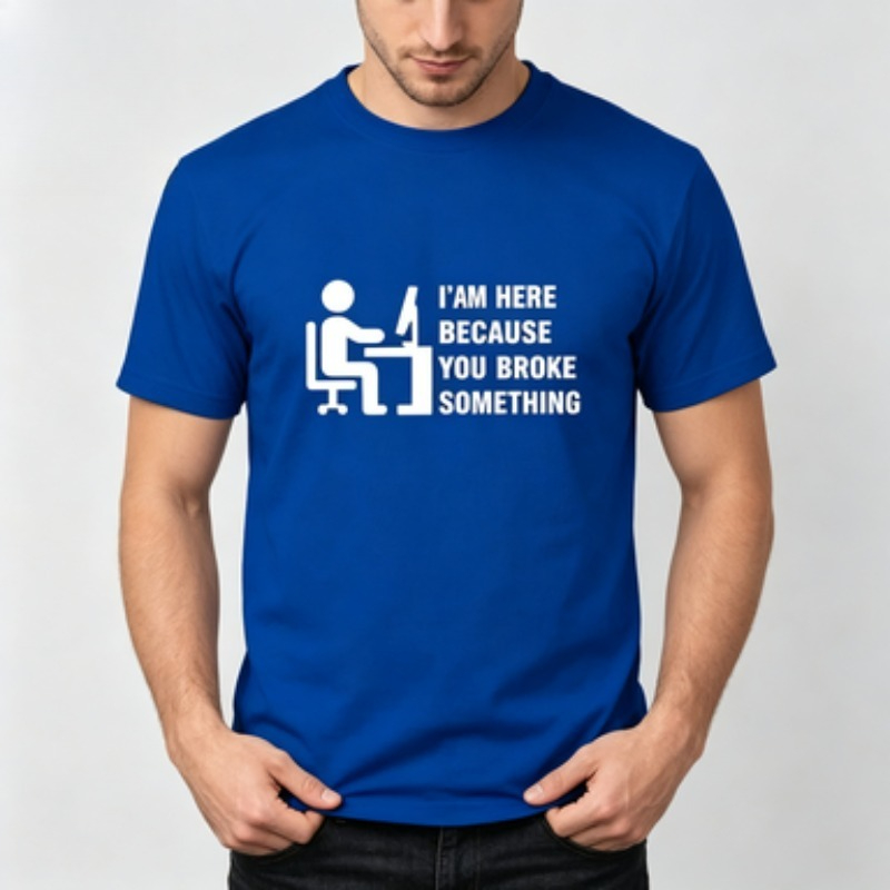 Soft Cotton Men T-shirt Tech S - Tech Office Wear Men recension och pris