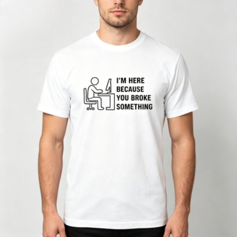 Soft Cotton Men T-shirt Tech S - Tech Office Wear Men recension och pris