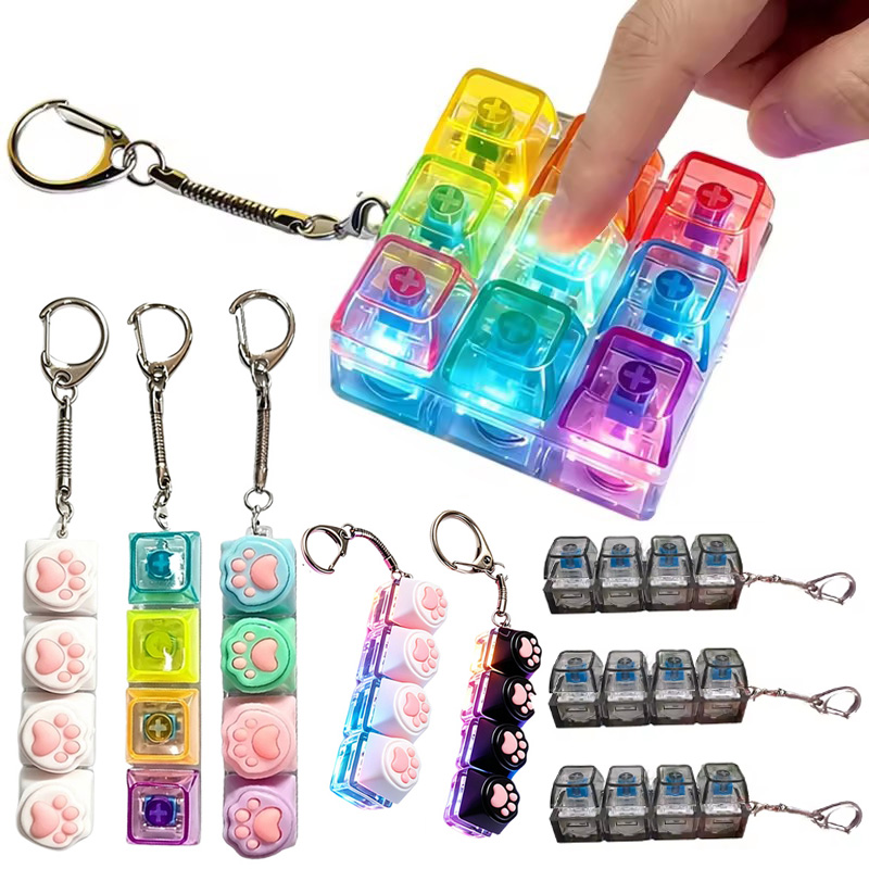 New hot LED Keyboard Keychain  - Office Tech Accessories recension och pris