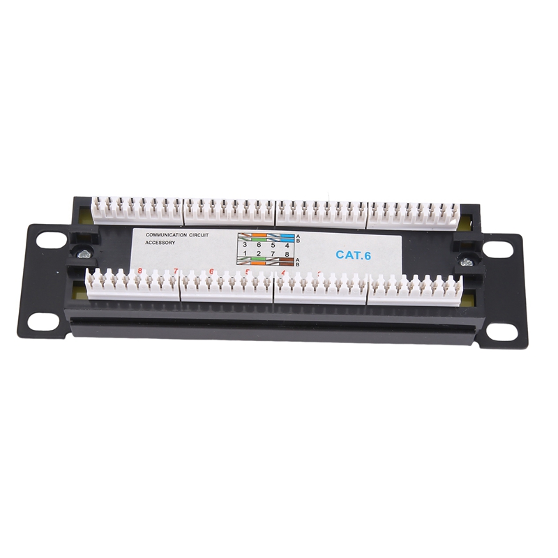 CAT6 8 Ports Patch Panel Rack  - Patch Panel Cat6 recension och pris