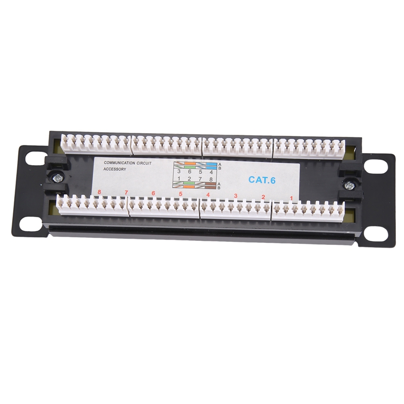 CAT6 8 Ports Patch Panel Rack  - Patch Panel Cat6 recension och pris