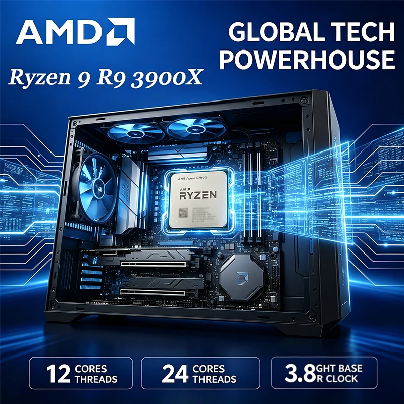 AMD Ryzen 9 R9 3900X CPU 12-Co - Amd Cpu Ryzen 9 recension och pris