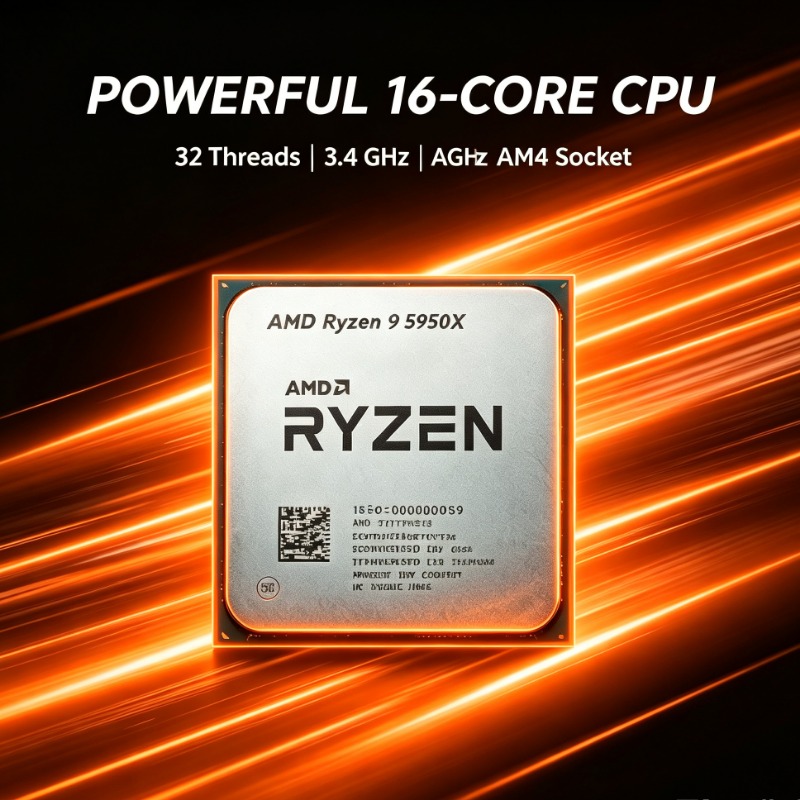 Ryzen 9 5950X 16‑Core High‑Per - Amd Cpu Ryzen 9 recension och pris
