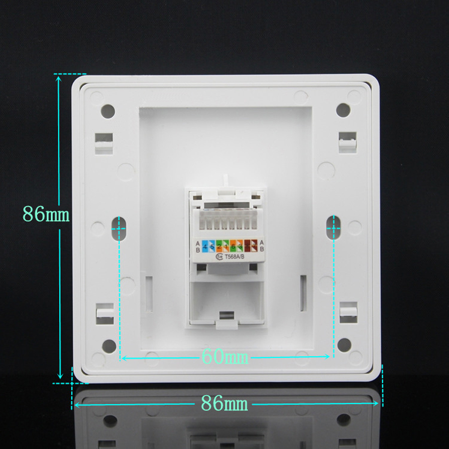 RJ45 Socket Network Panel Jack - Patch Panel Cat6 recension och pris