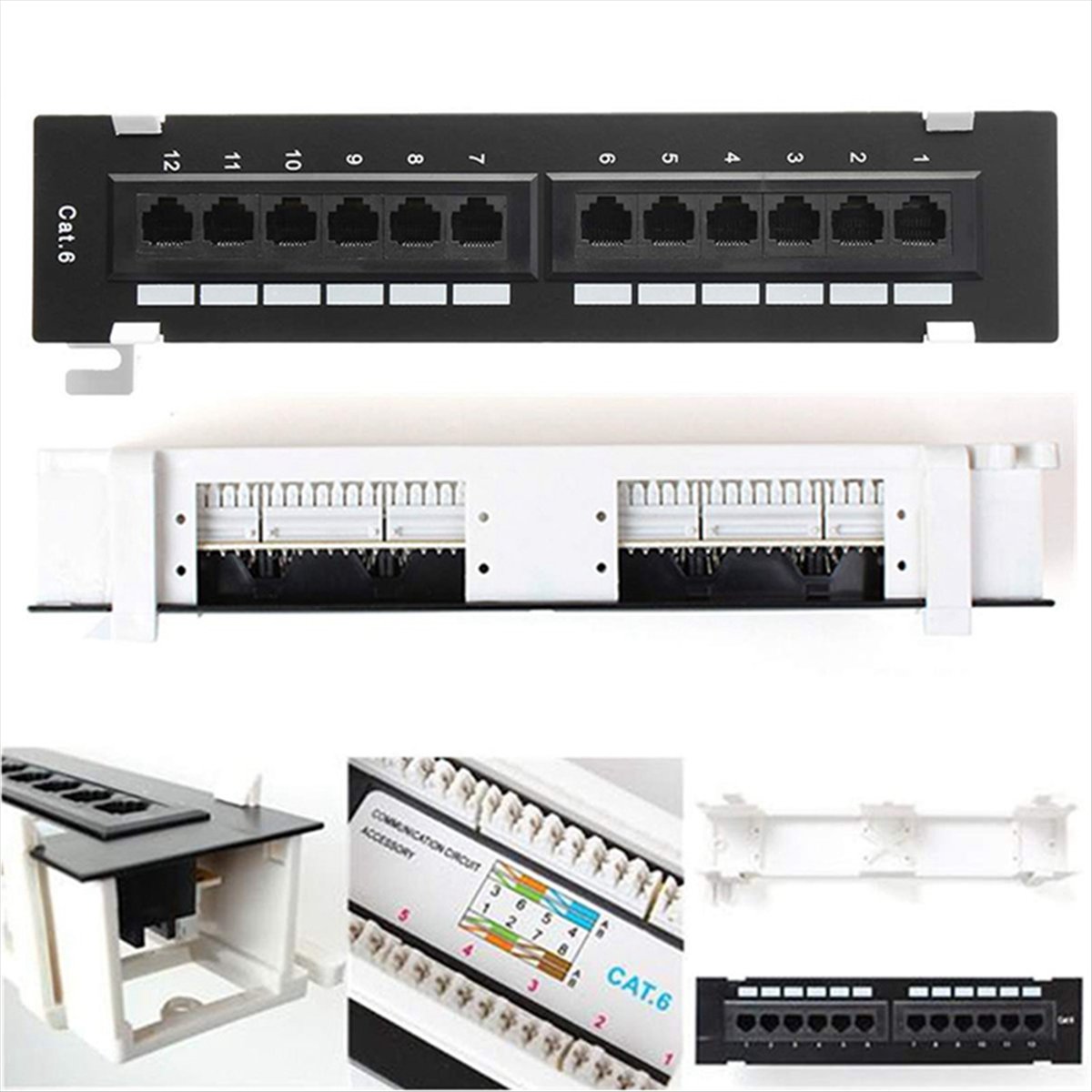 【50% OFF】Network Tool Kit 12 P - Patch Panel Cat6 recension och pris
